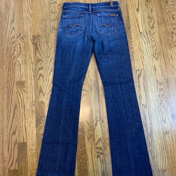 7 For All Mankind Low- Rise Bootcut Jeans - Picture 2 of 4